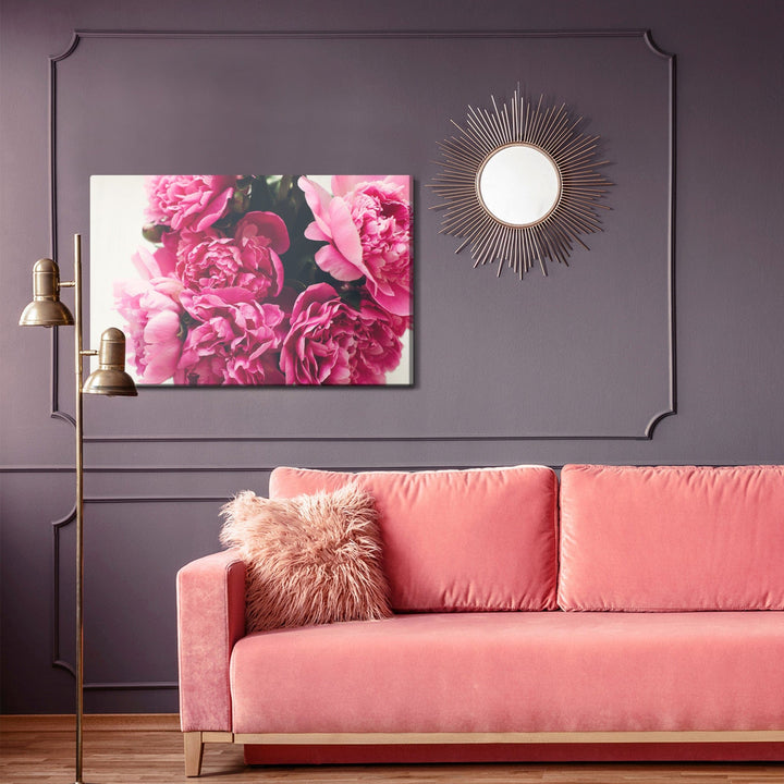 Kanva - Peoniju rožu pušķis, N-277 X-ART