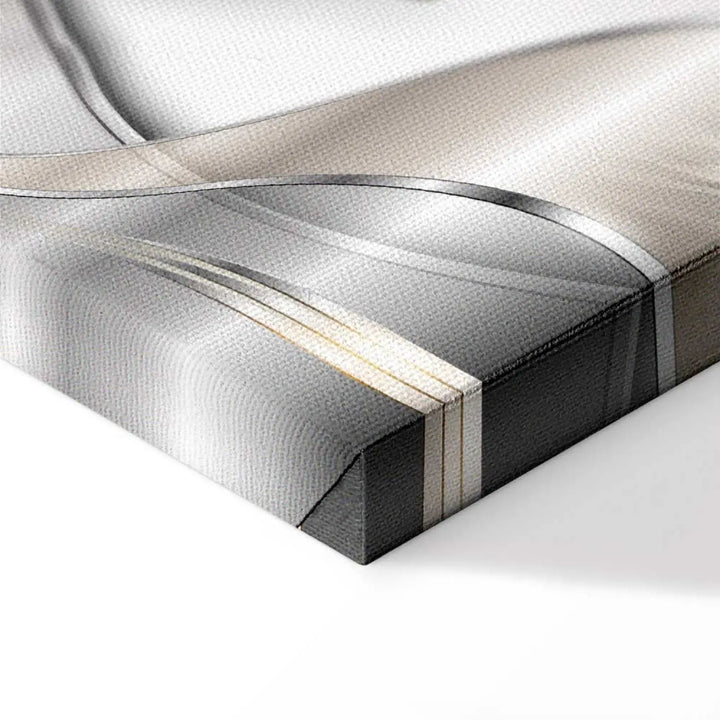 Kanva - Orhideju deja | baltas orhidejas uz pelēka fona, (x5), 50071 ART XL