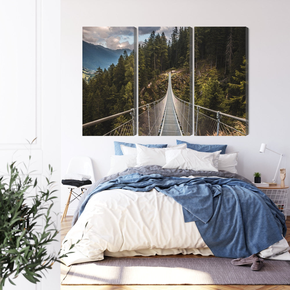 Kanva - Piekaramais tilts kalnu mežā, N-2009 X-ART