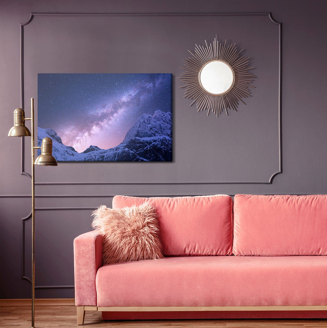 Kanva - Piena ceļš virs sniegotajiem kalniem, N-1064 X-ART