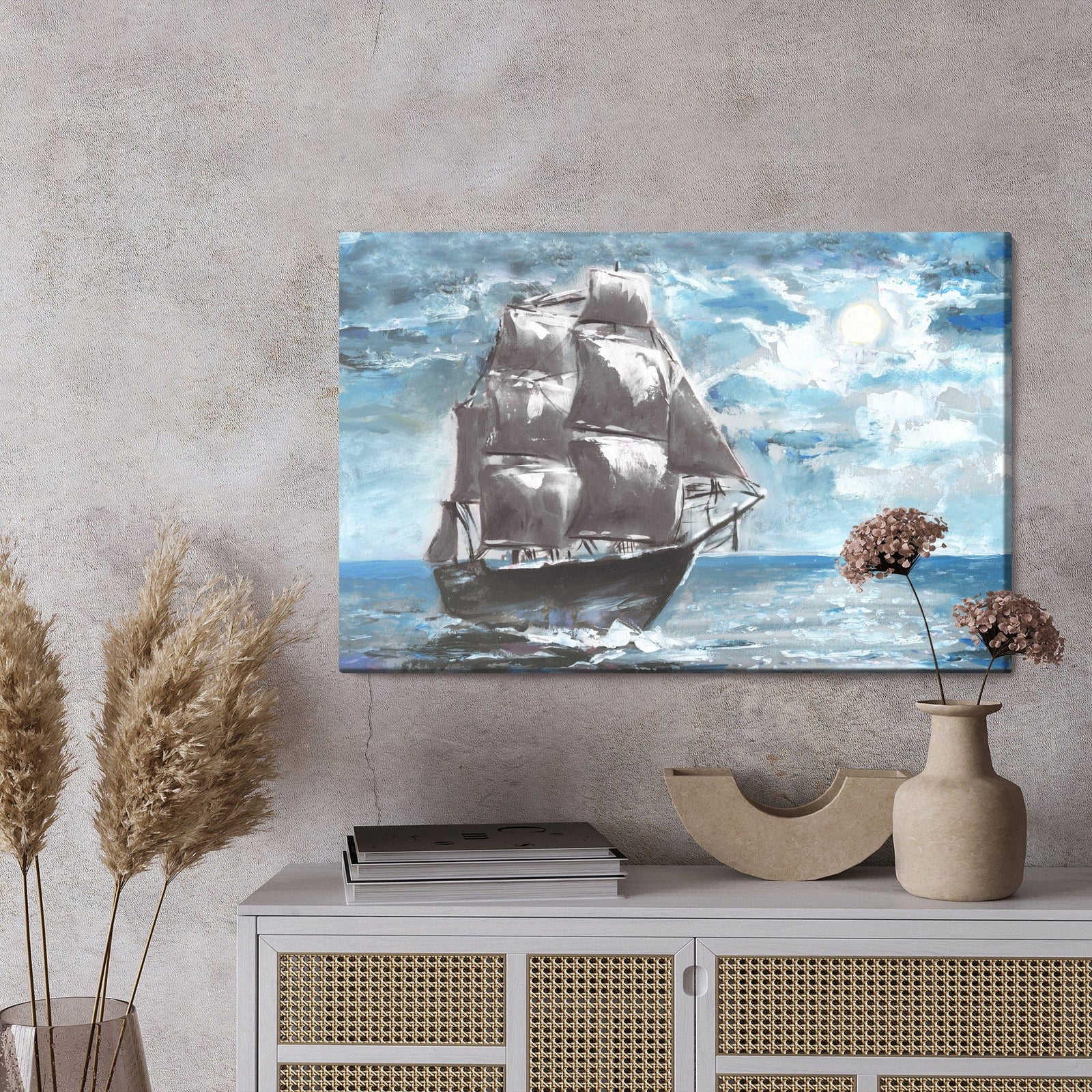 Kanva - Pirātu kuģis jūrā, N-535 X-ART