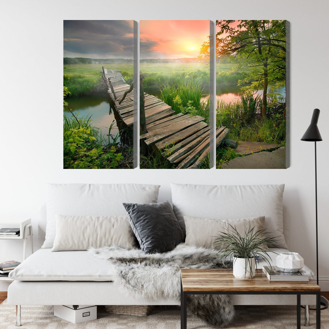 Kanva - Pļava rītausmā, N-4638 X-ART