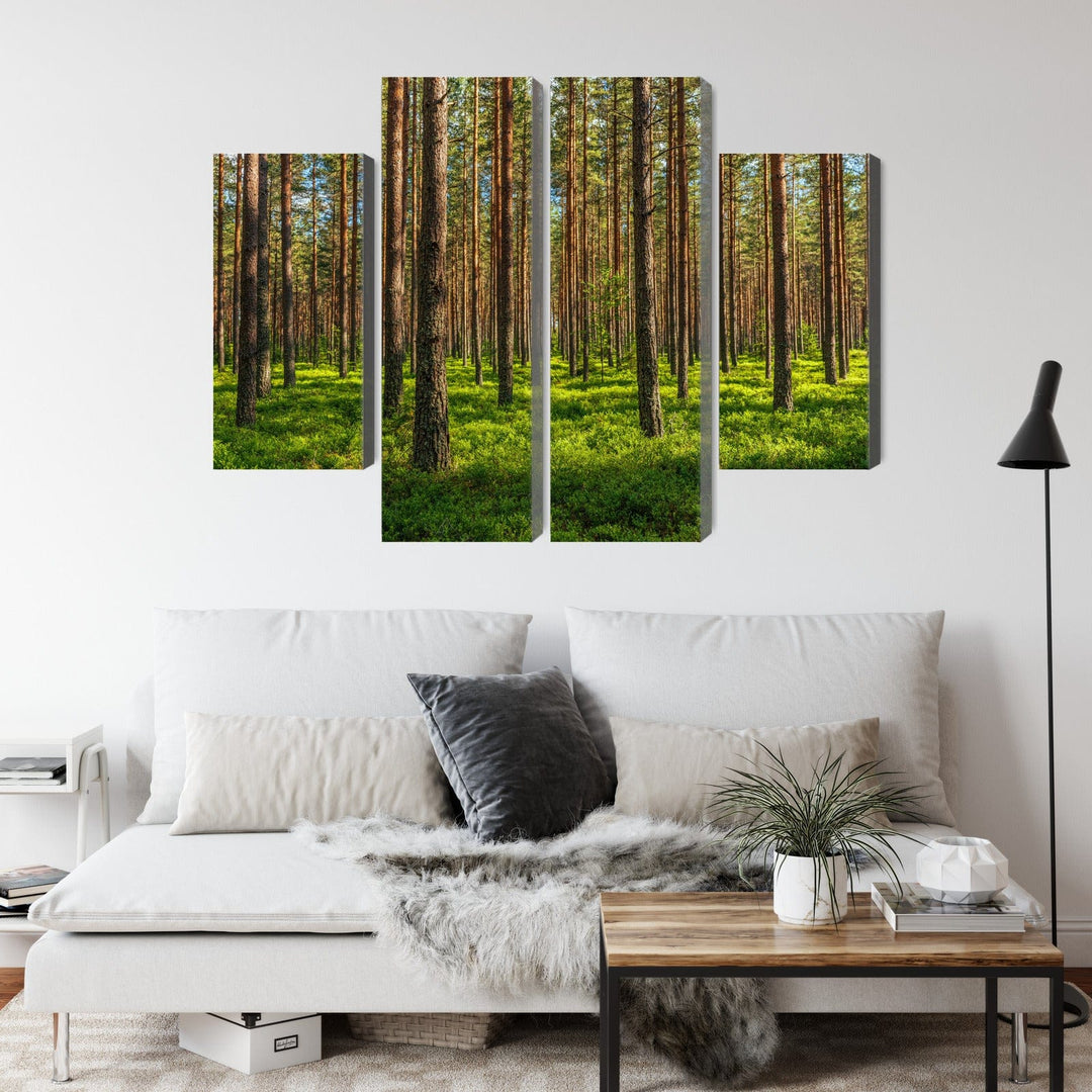 Kanva - Priežu mežs 3D, N-1901 X-ART