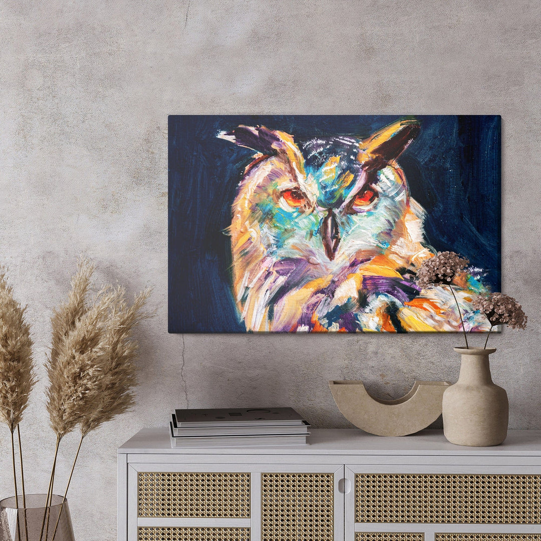 Kanva - Pūce kā gleznota, N-837 X-ART