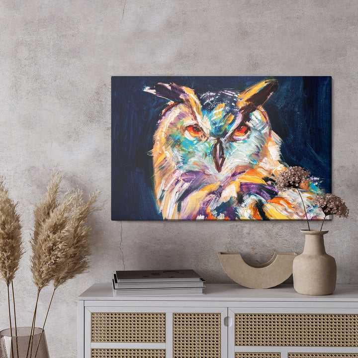 Kanva - Pūce kā gleznota, N-837 X-ART