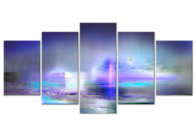 Canva - Purple and blue landscape in abstract style, 149262 G-ART