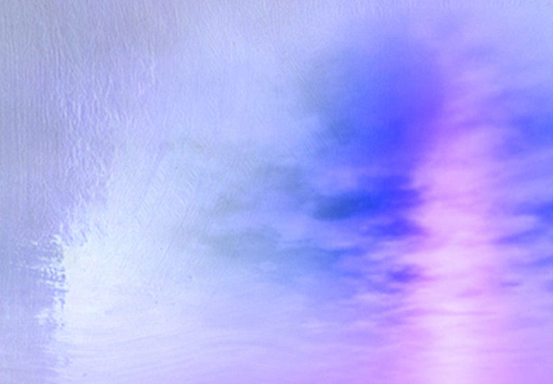 Канва - Фиолетово-голубой пейзаж в абстрактном стиле, 149262 G-ART