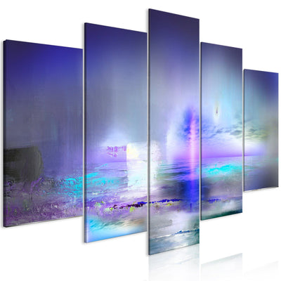 Canva - Purple and blue landscape in abstract style, 149262 G-ART