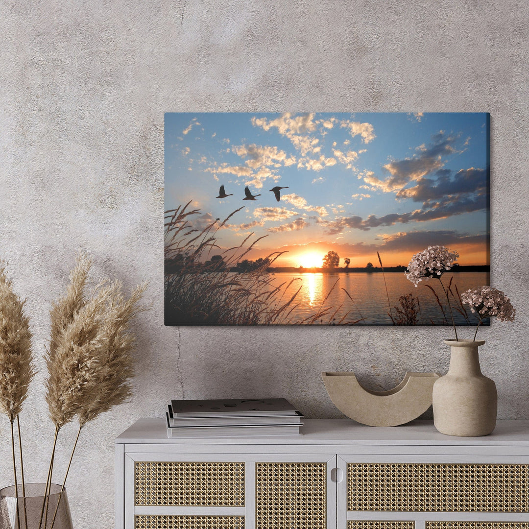 Kanva - Putni saulrietā, N-842 X-ART