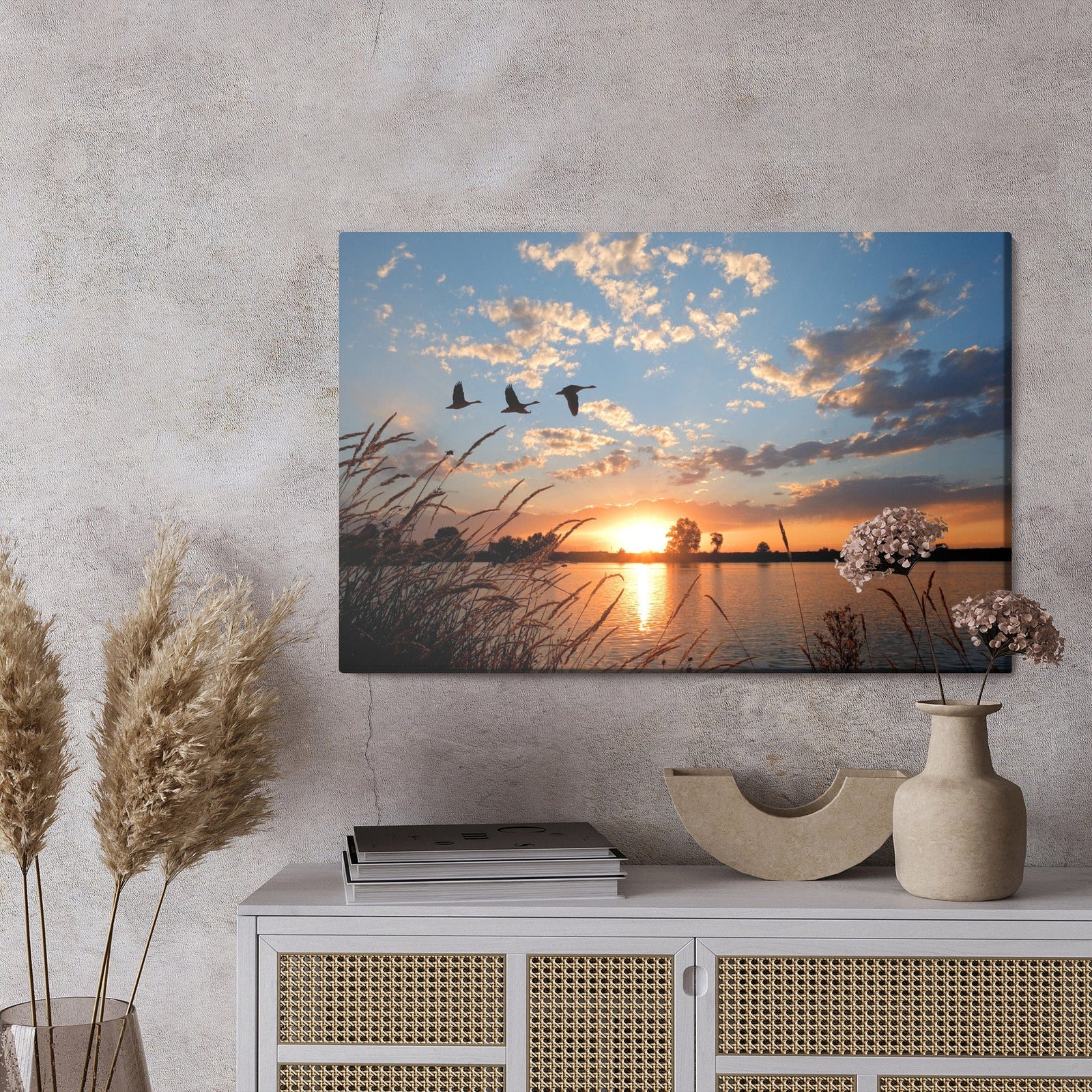 Kanva - Putni saulrietā, N-842 X-ART