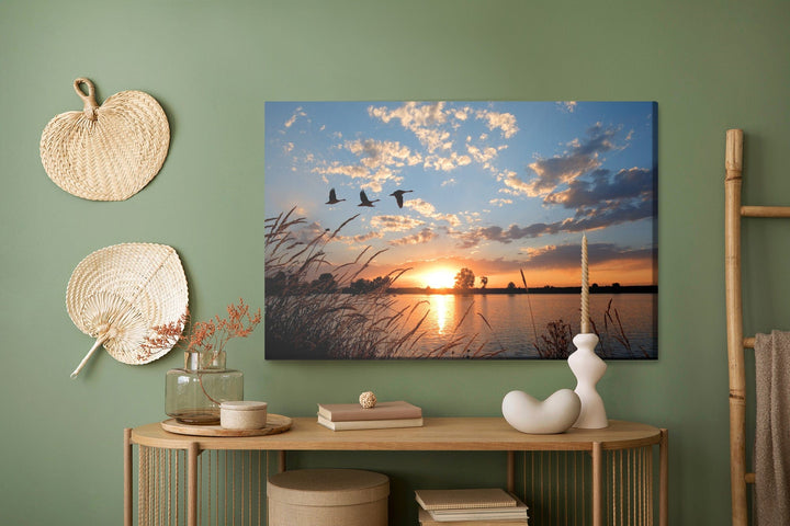 Kanva - Putni saulrietā, N-842 X-ART