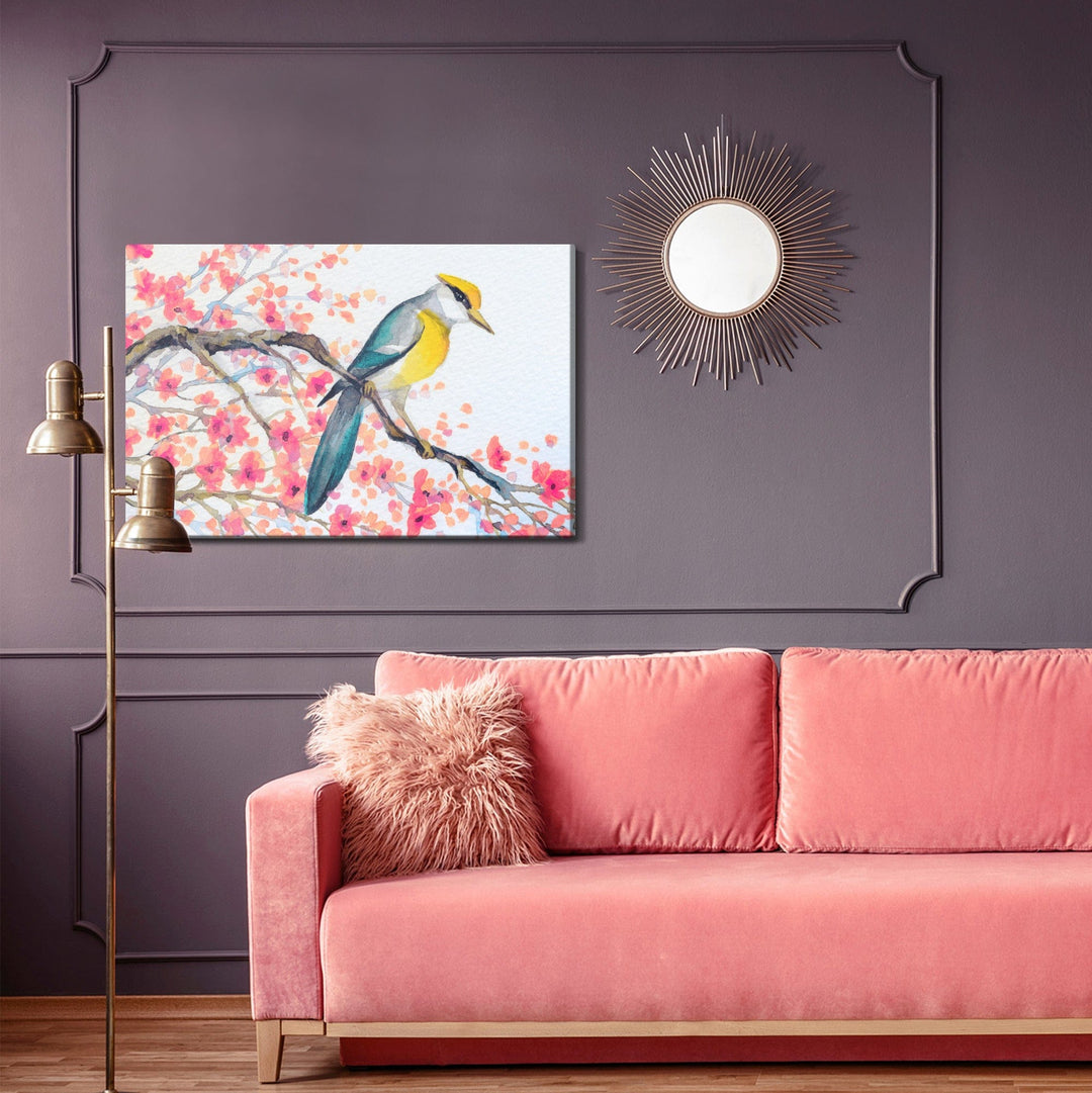 Kanva - Putni un ziedi uz koka, N-811 X-ART