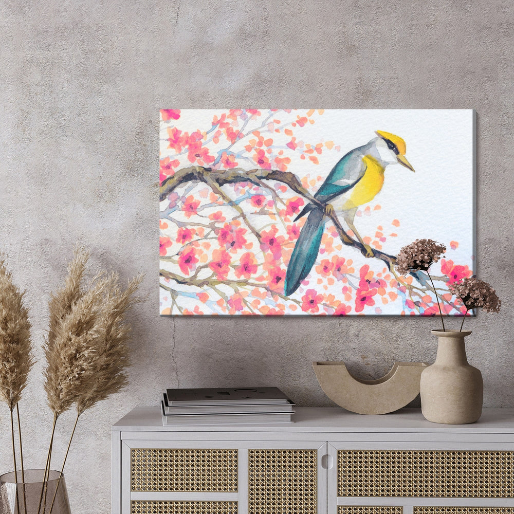 Kanva - Putni un ziedi uz koka, N-811 X-ART