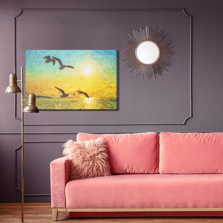 Kanva - Putni uz jūras, N-821 X-ART