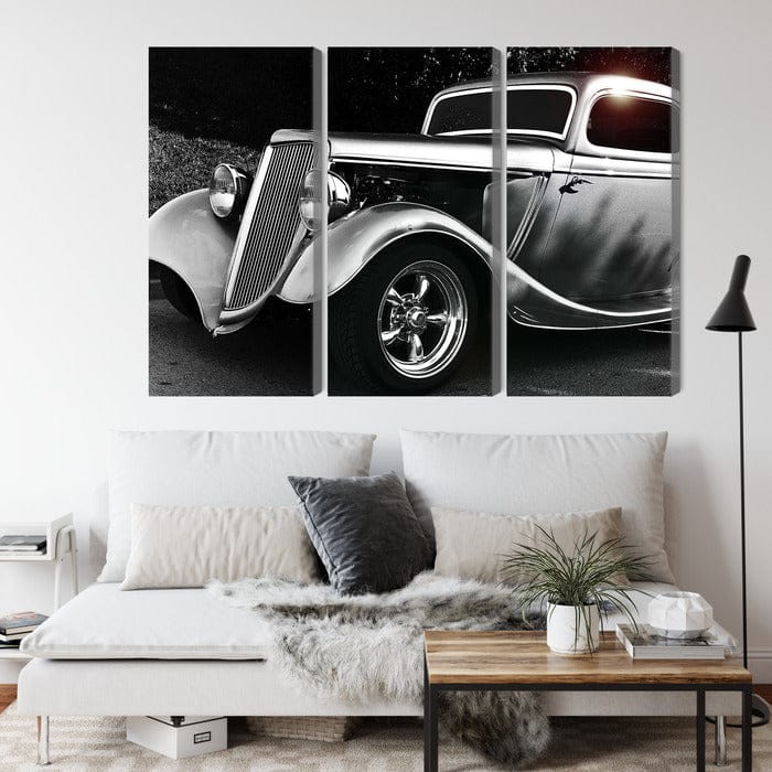 Kanva - Retro stila Hot Rod automašīna, N-3177 X-ART