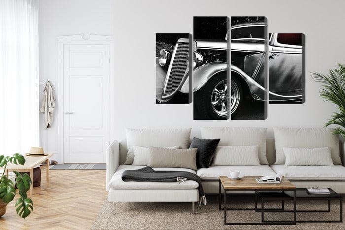 Kanva - Retro stila Hot Rod automašīna, N-3179 X-ART