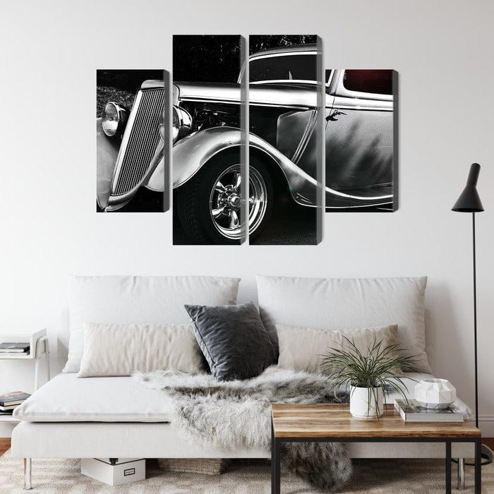 Kanva - Retro stila Hot Rod automašīna, N-3179 X-ART