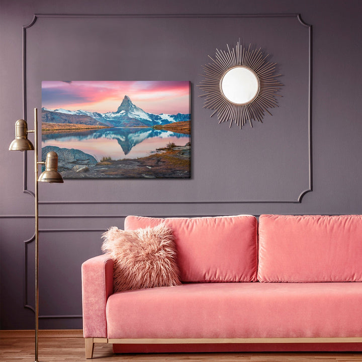 Kanva - Rīts Šveices Alpos, N-1071 X-ART