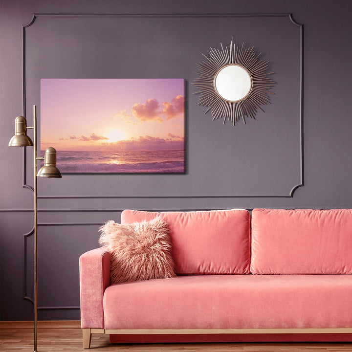 Kanva - Rozā jūras ainava, N-601 X-ART