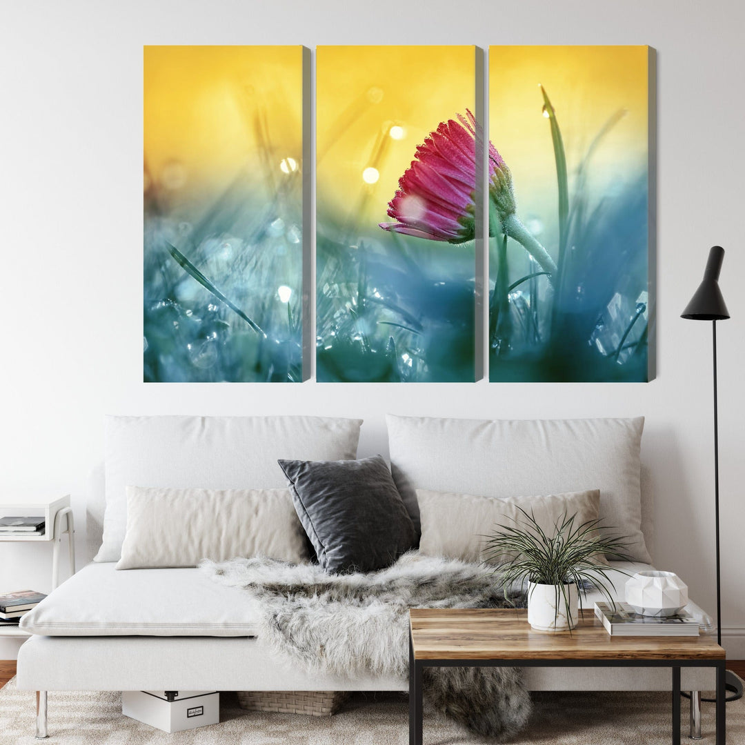 Kanva - Rozā zieds pļavā, N-4249 X-ART