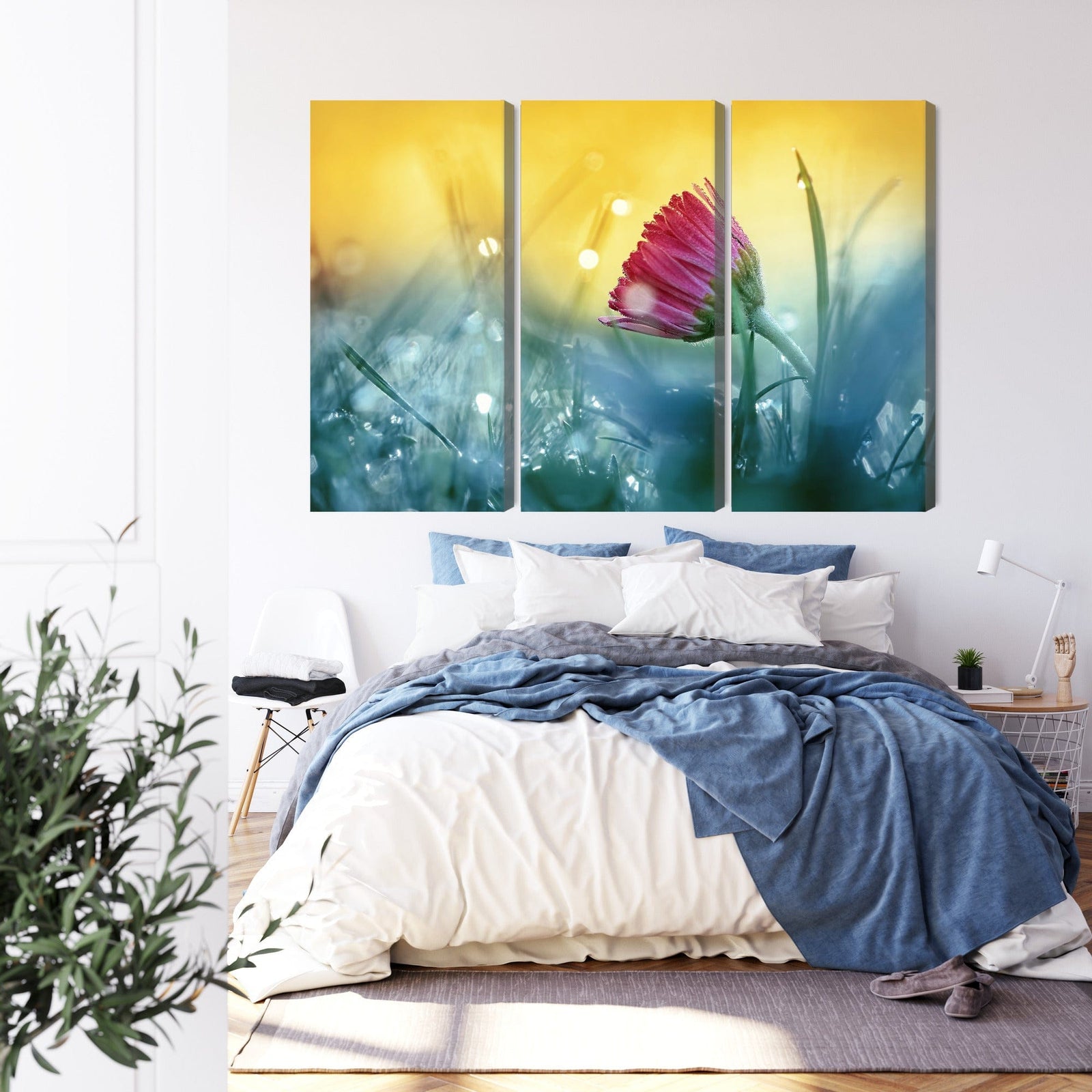 Kanva - Rozā zieds pļavā, N-4249 X-ART