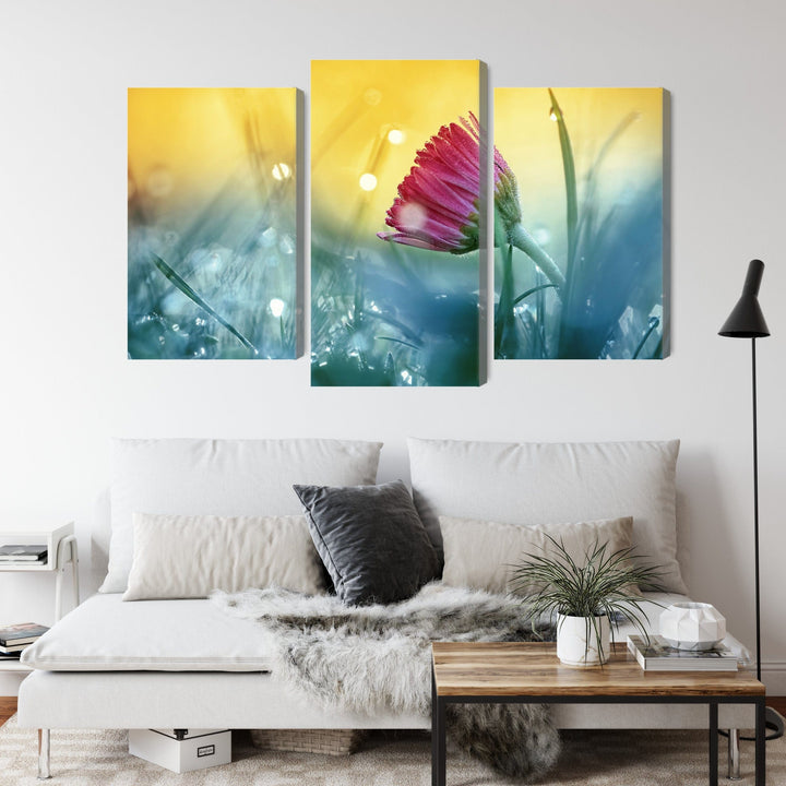 Kanva - Rozā zieds pļavā, N-4250 X-ART