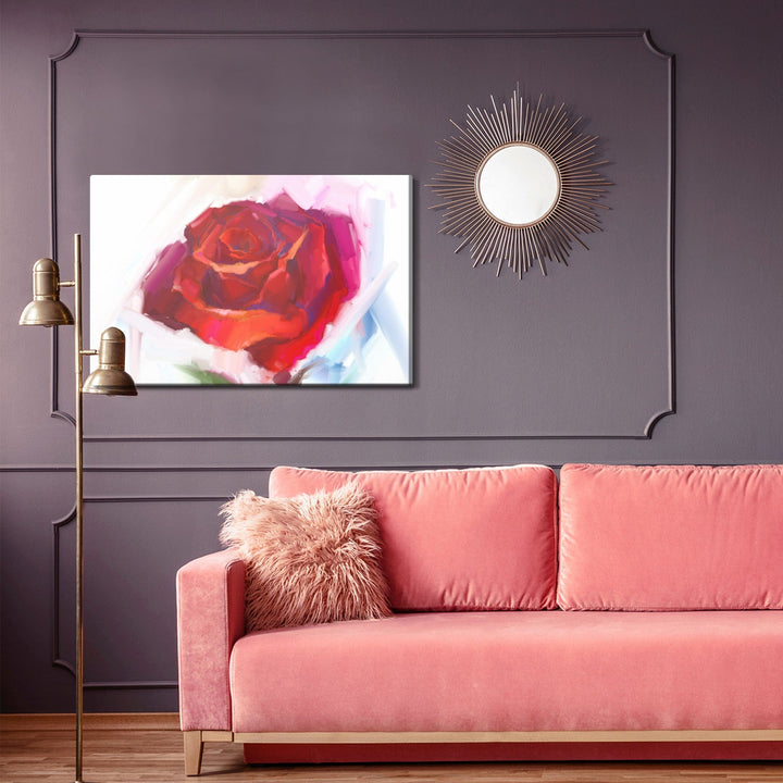 Kanva - Roze, kas gleznota, N-1328 X-ART