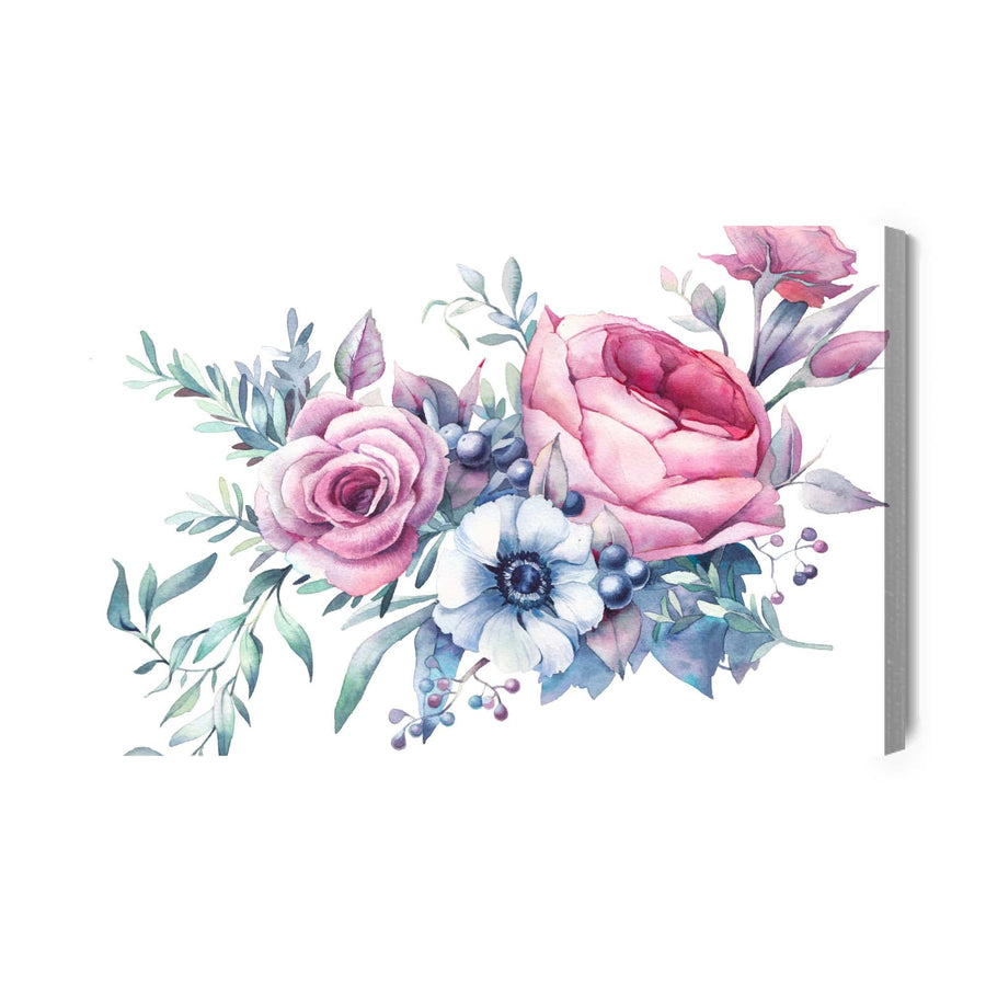 Kanva - Rozes, anemones un ogas, N-1341 X-ART