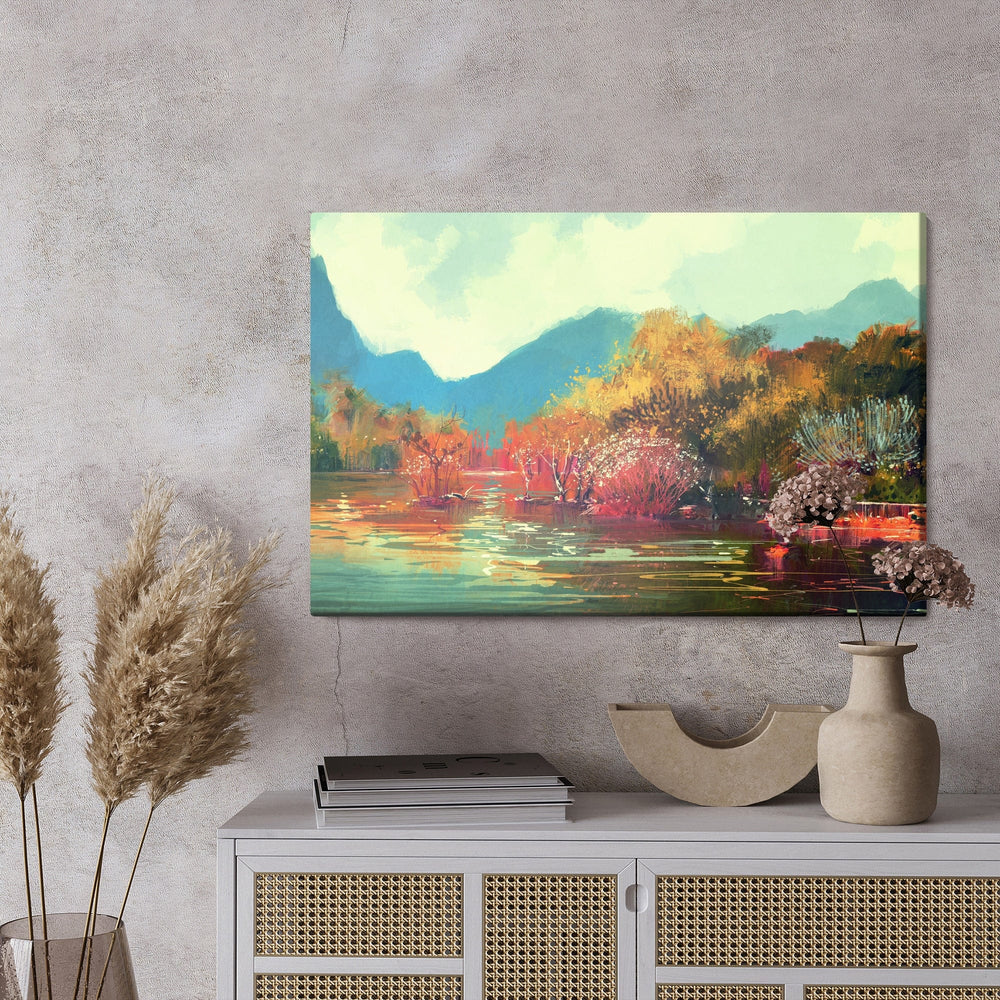 Kanva - Rudens ainava, it kā gleznota, N-1185 X-ART