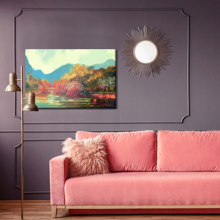 Kanva - Rudens ainava, it kā gleznota, N-1185 X-ART