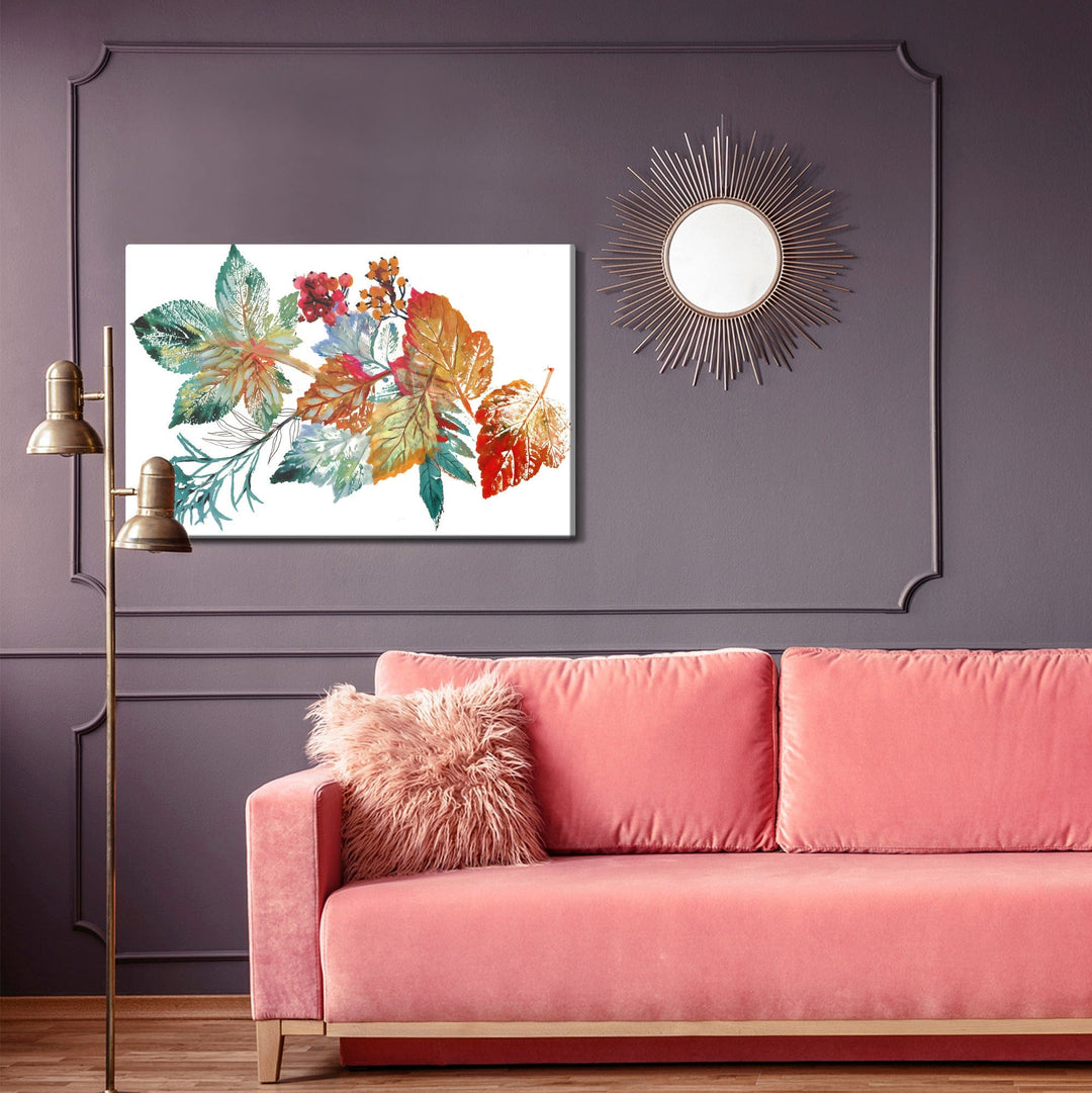 Kanva - Rudens lapas, it kā gleznotas ar akvareļu krāsām, N-1636 X-ART