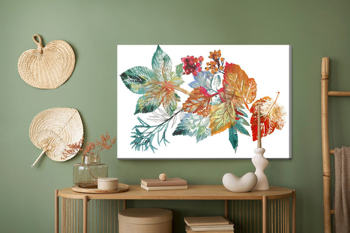 Kanva - Rudens lapas, it kā gleznotas ar akvareļu krāsām, N-1636 X-ART