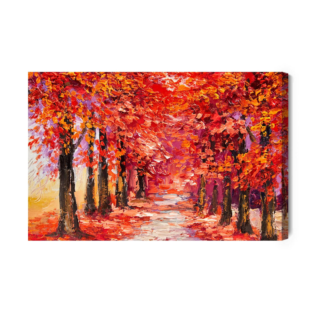 Kanva - Rudens mežs siltās krāsās, N-1197 X-ART