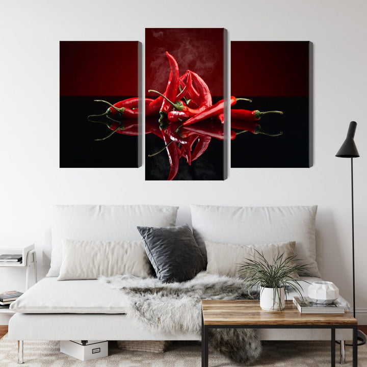 Kanva - Sarkanie čili pipari, N-3136 X-ART