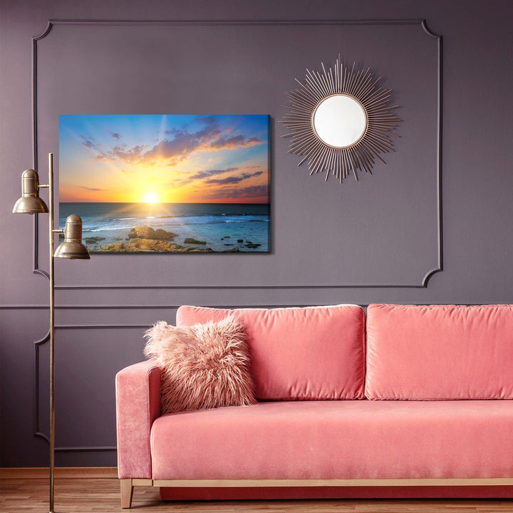 Kanva - Saullēkts jūras krastā, N-493 X-ART