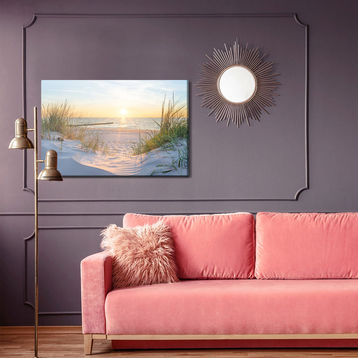 Kanva - Saullēkts smilšainā pludmalē, N-469 X-ART