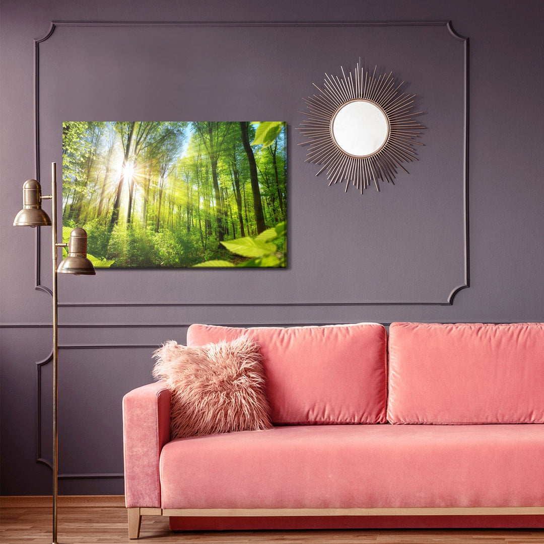 Kanva - Saullēkts zaļā mežā, N-1192 X-ART