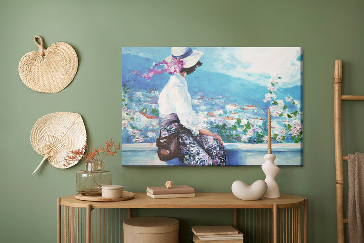 Kanva - Sieviete uz ainavas fona, N-912 X-ART