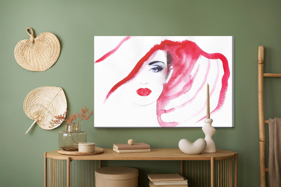 Kanva - Sievietes portrets ar cepuri, N-906 X-ART