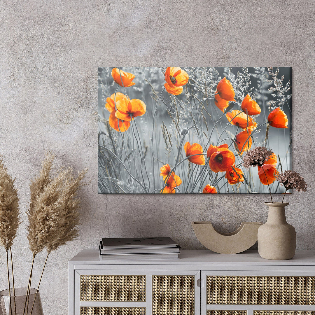 Kanva - Skaista pļava ar magonēm, N-186 X-ART