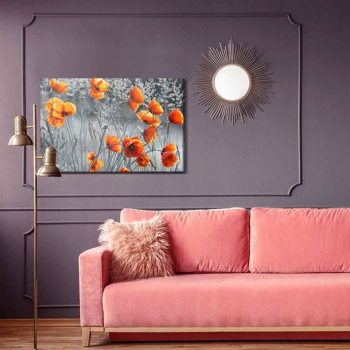 Kanva - Skaista pļava ar magonēm, N-186 X-ART