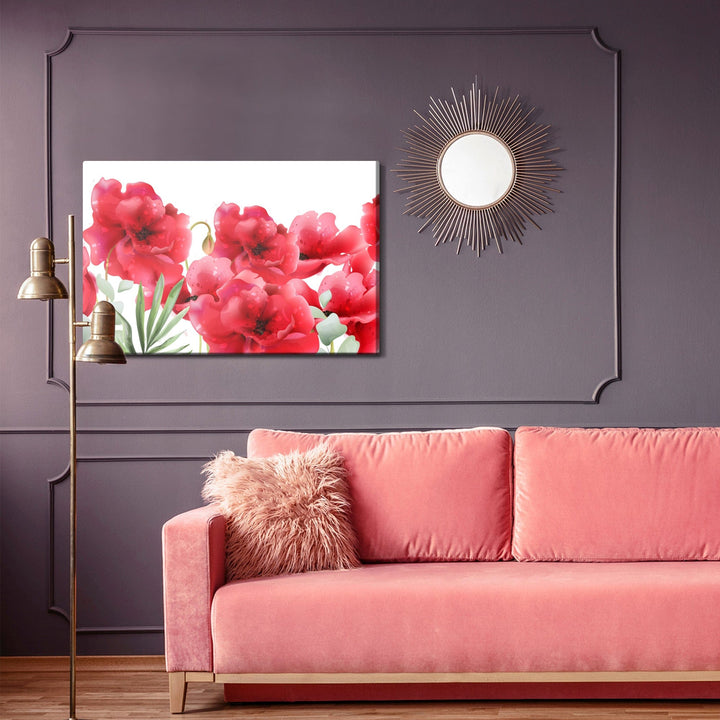 Kanva - Skaistas magones retro stilā, N-196 X-ART