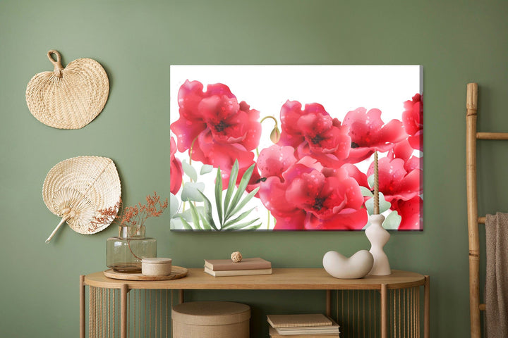 Kanva - Skaistas magones retro stilā, N-196 X-ART