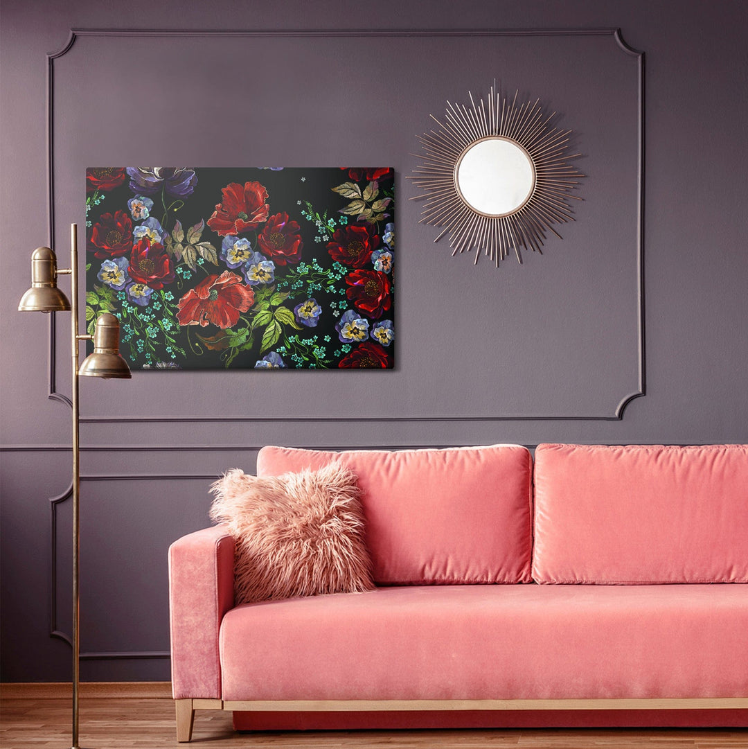 Kanva - Skaisti krāsaini ziedi, N-197 X-ART