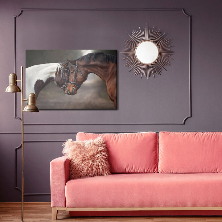 Kanva - Skaisti zirgi mežā, N-392 X-ART