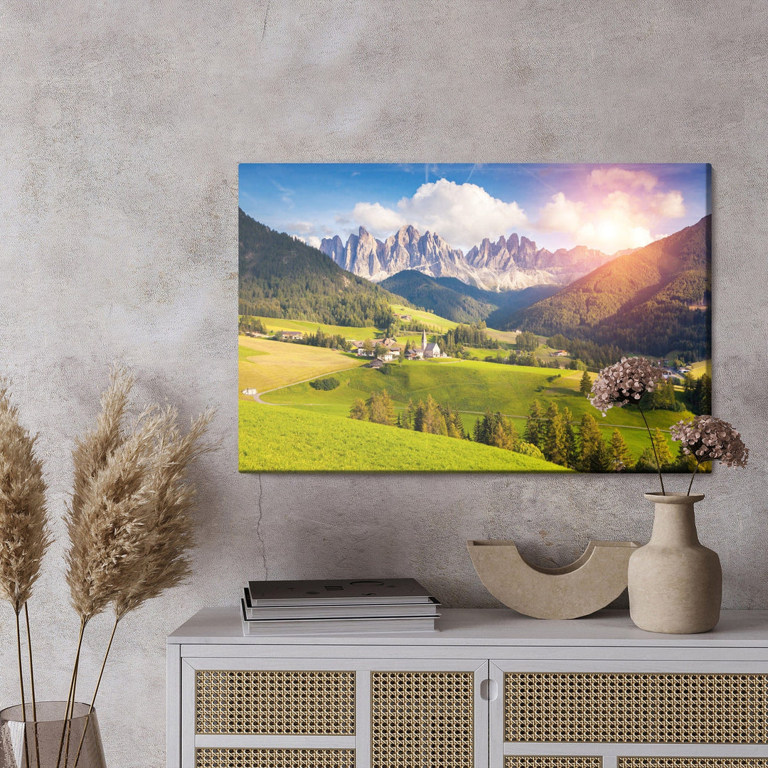 Kanva - Skaists kalnu ainavas skats, N-90 X-ART