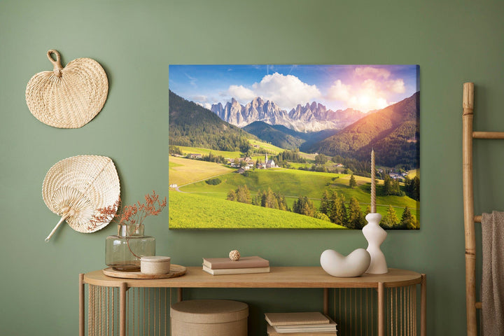 Kanva - Skaists kalnu ainavas skats, N-90 X-ART