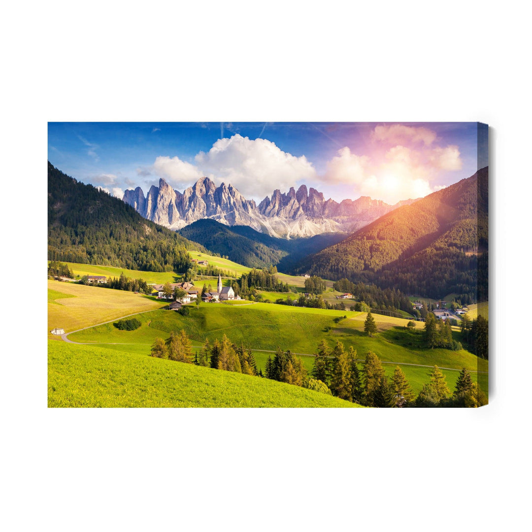 Kanva - Skaists kalnu ainavas skats, N-90 X-ART