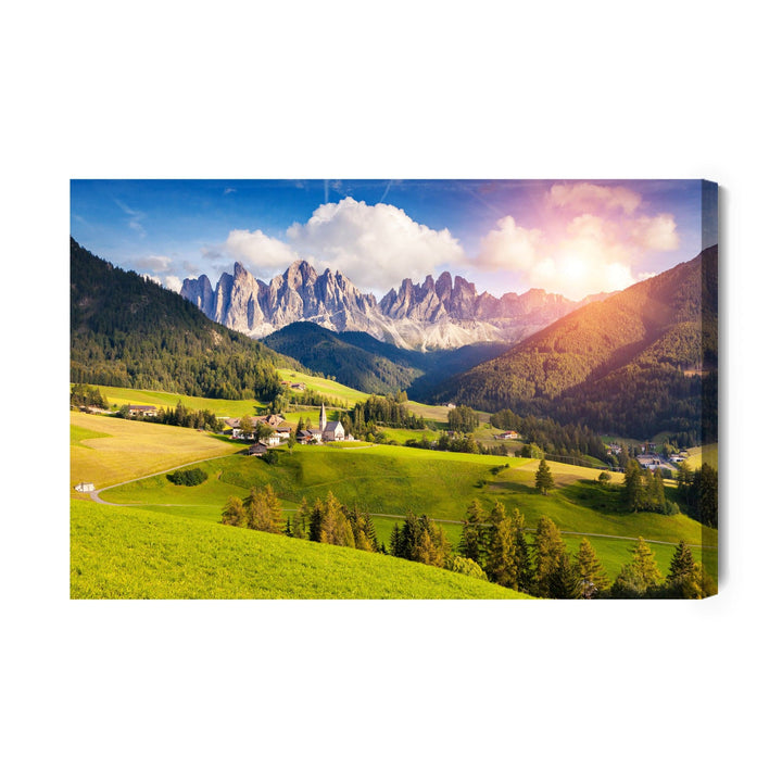 Kanva - Skaists kalnu ainavas skats, N-90 X-ART