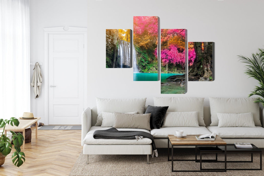 Kanva - Skaists meža ūdenskritums, N-3335 X-ART